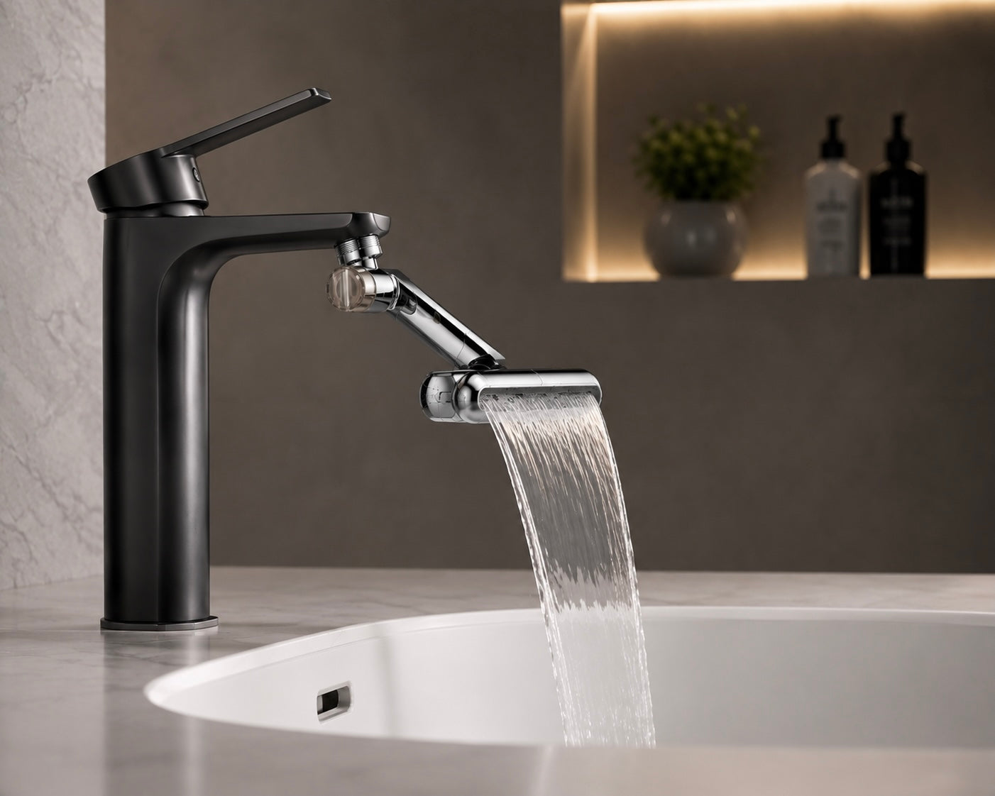 jetflex Wasserfall am Waschbecken